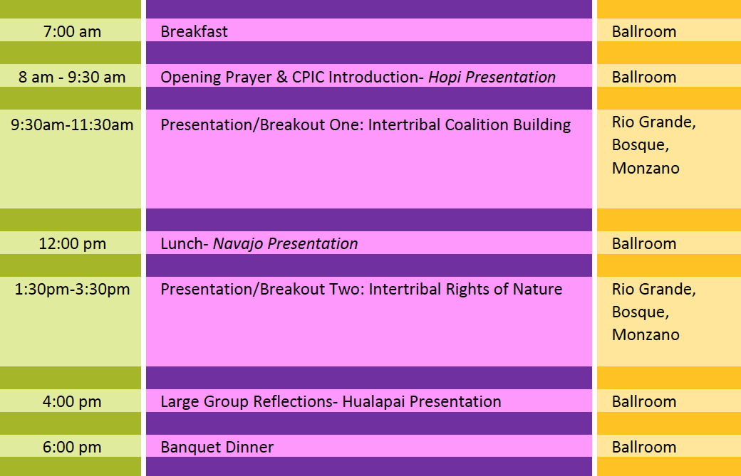 Schedule Dec 2